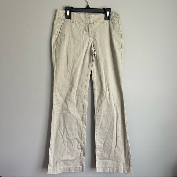 Ann Taylor Loft Tan Low Rise Wide Leg Pants - Picture 1 of 3